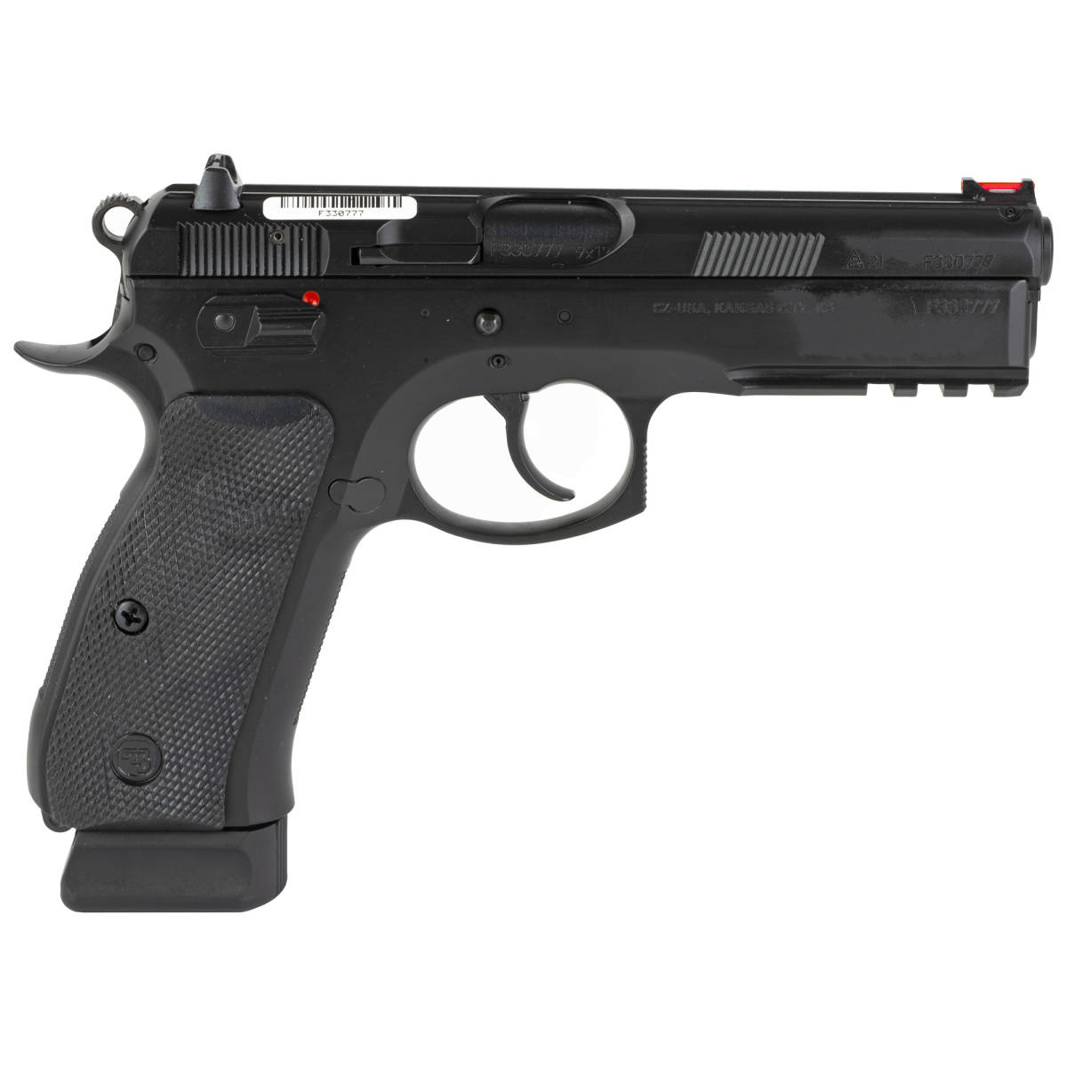 CZ-USA 89152 CZ 75 SP-01 9mm Luger 18+1 4.60” Blued Steel Barrel,...-img-1