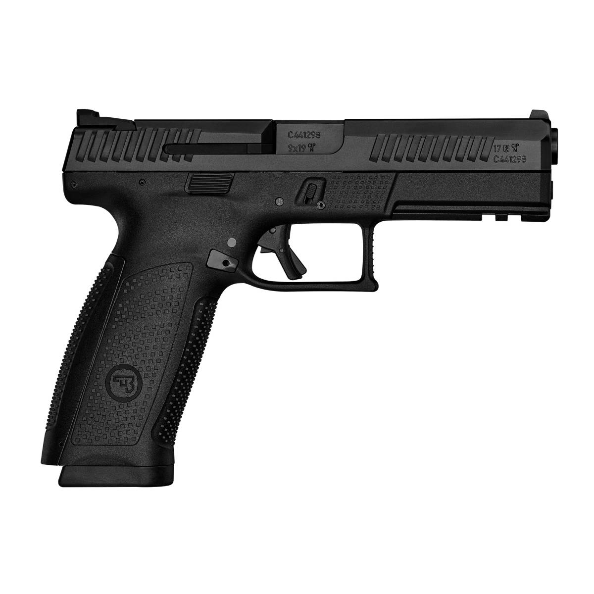 CZ-USA 91550 P-10 F 9mm Luger 19+1 5.10” Black Steel Barrel, Nitride...-img-1