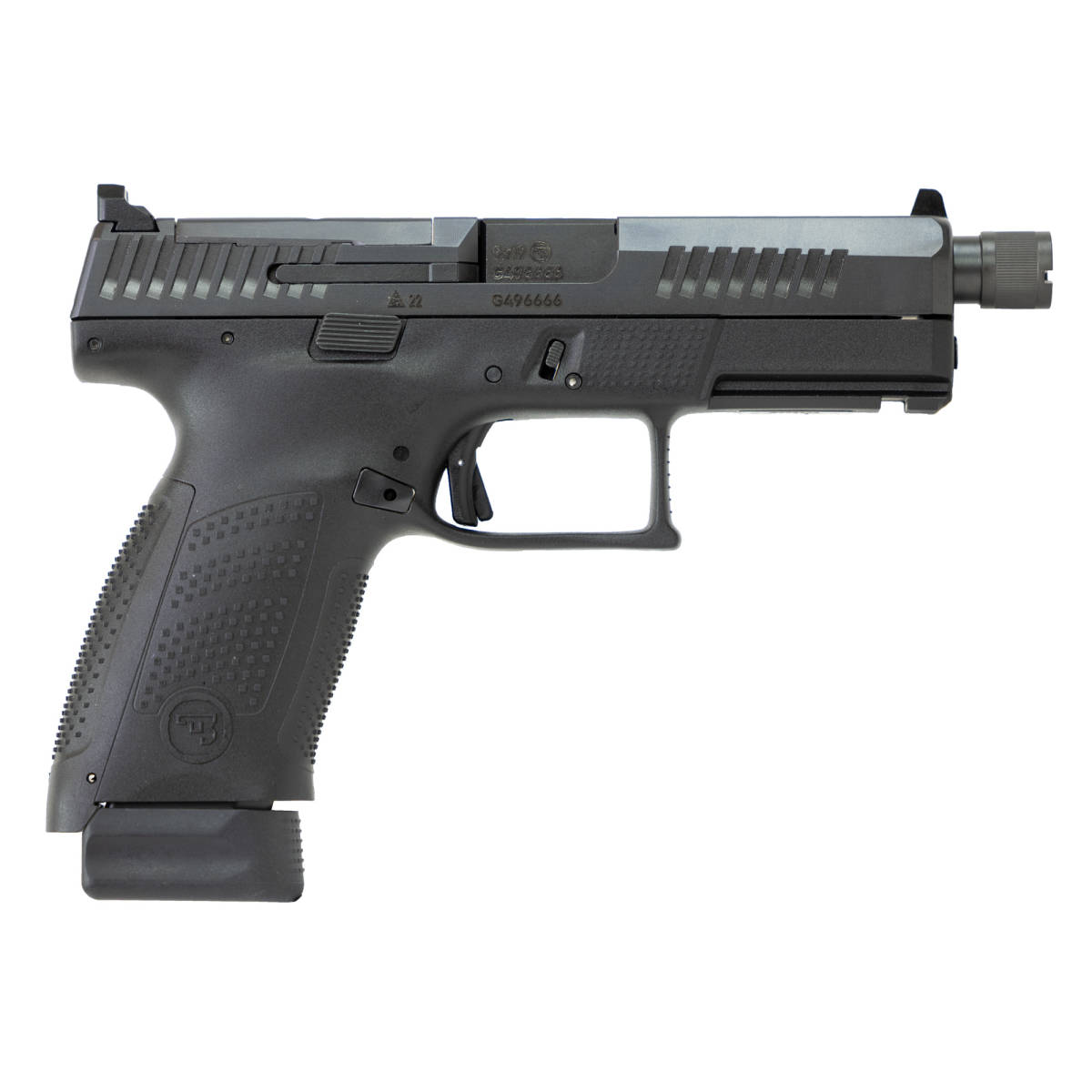 CZ-USA 91513 P-10 C Compact Frame 9mm Luger 17+1 4.02” Black Steel...-img-1
