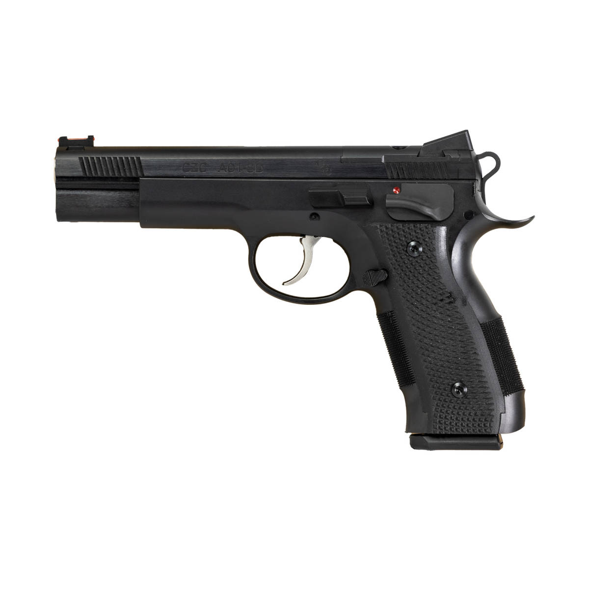 CZ-USA 91732 A01-SD 9mm Luger 19+1 4.93” Blued Match Grade Bull Barrel-img-1
