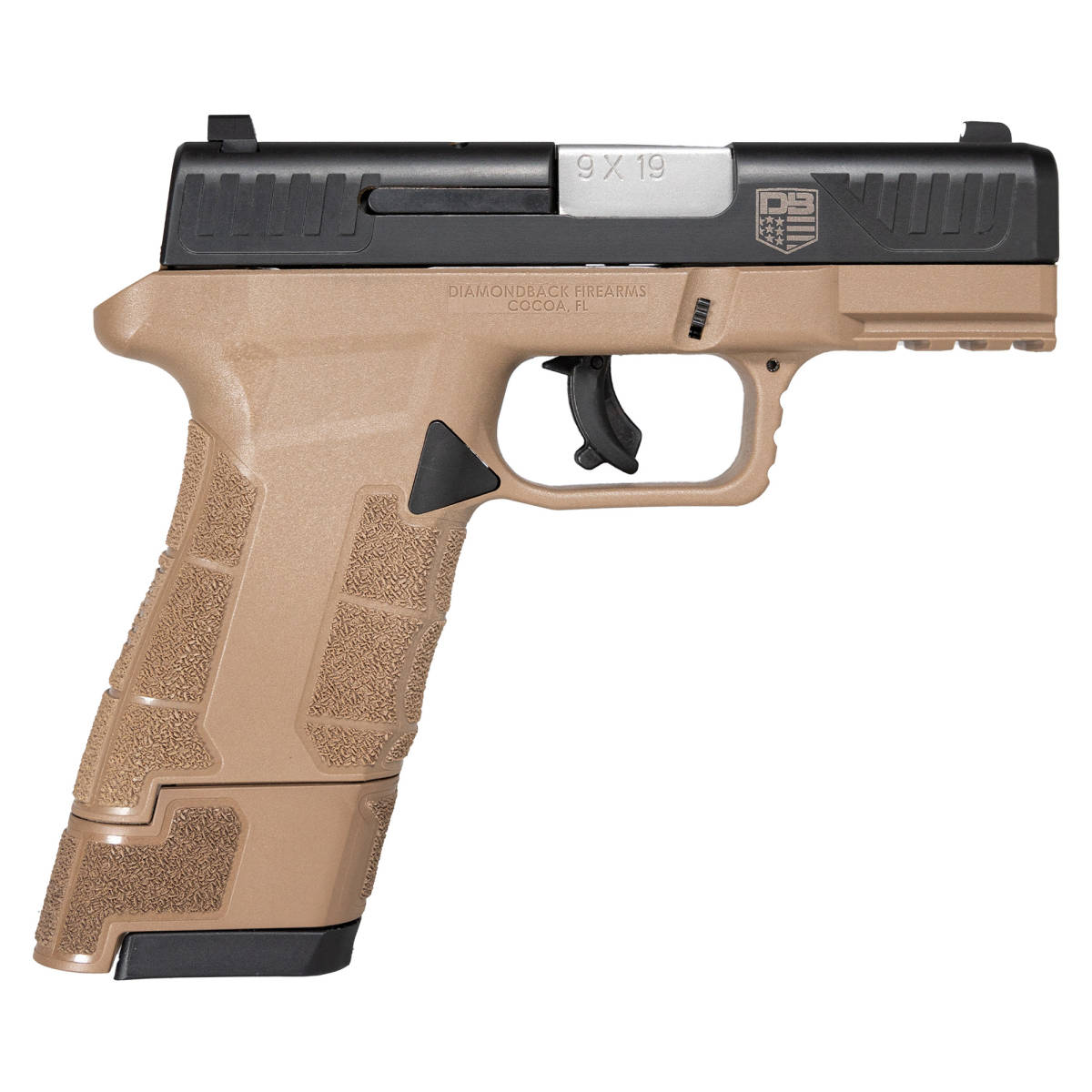 Diamondback DB0300P061 AM2 Sub-Compact Frame 9mm Luger 17+1, 3.50”...-img-1