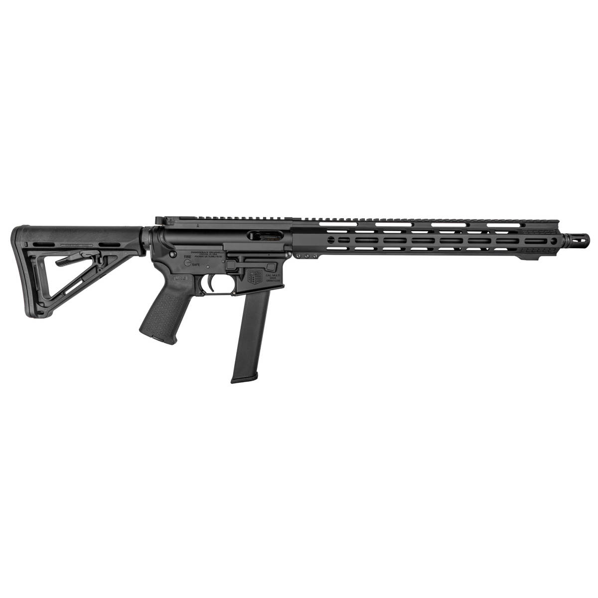 Diamondback DB1418P001 DB15 9mm Luger 32+1 16”, Black, Carbon Lower,...-img-1
