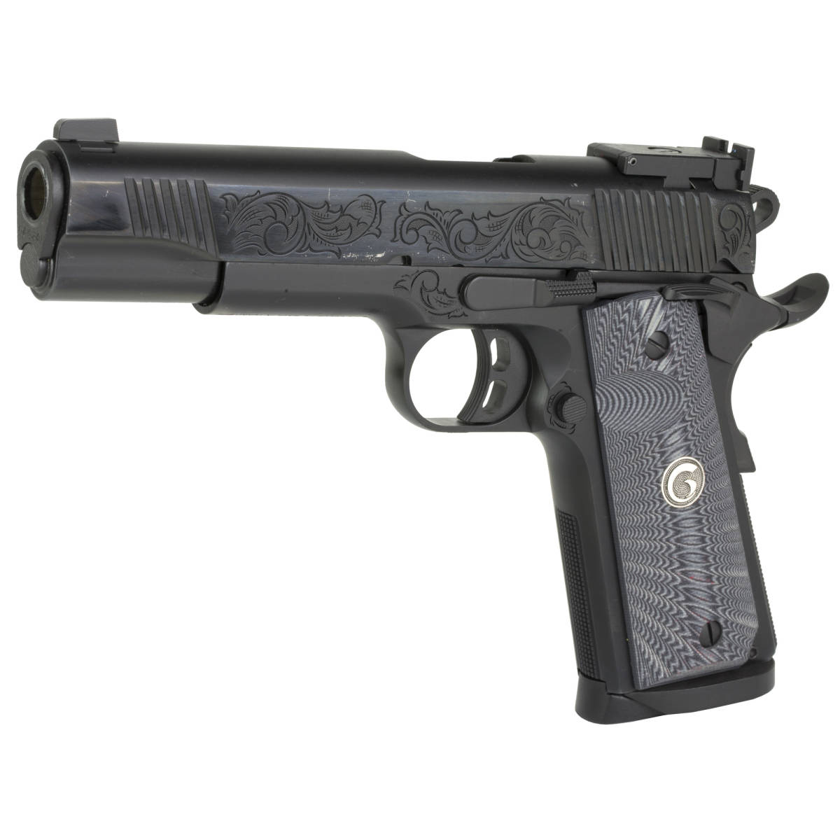EAA GIRSAN 390098 MC1911 S Lux Full Size 45 ACP 8+,1 5” Black Steel...-img-2