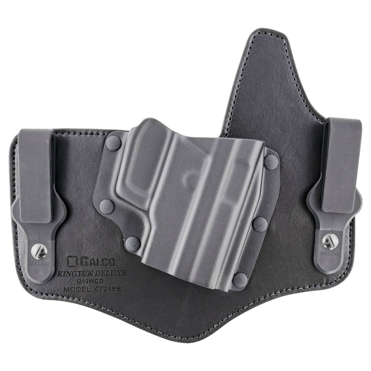 Galco Kt B Kingtuk Deluxe Iwb Black Kydex Leather Uniclip Fits Sig Holsters Gun Leather