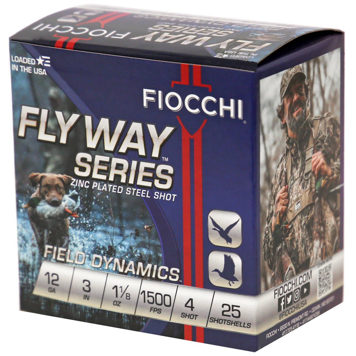 Fiocchi 123ST4 Flyway 12Gauge 3” 1 1/8oz 4Shot 25 Per Box/10 Case-img-3