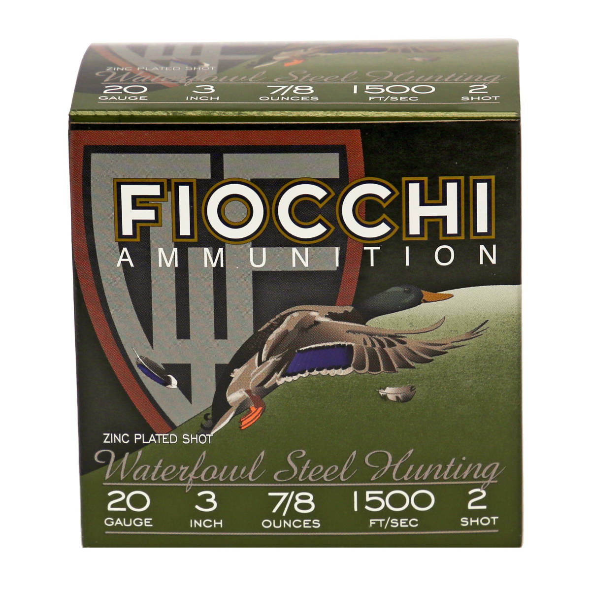Fiocchi 203ST2 Flyway 20Gauge 3” 7/8oz 2Shot 25 Per Box/10 Case-img-1