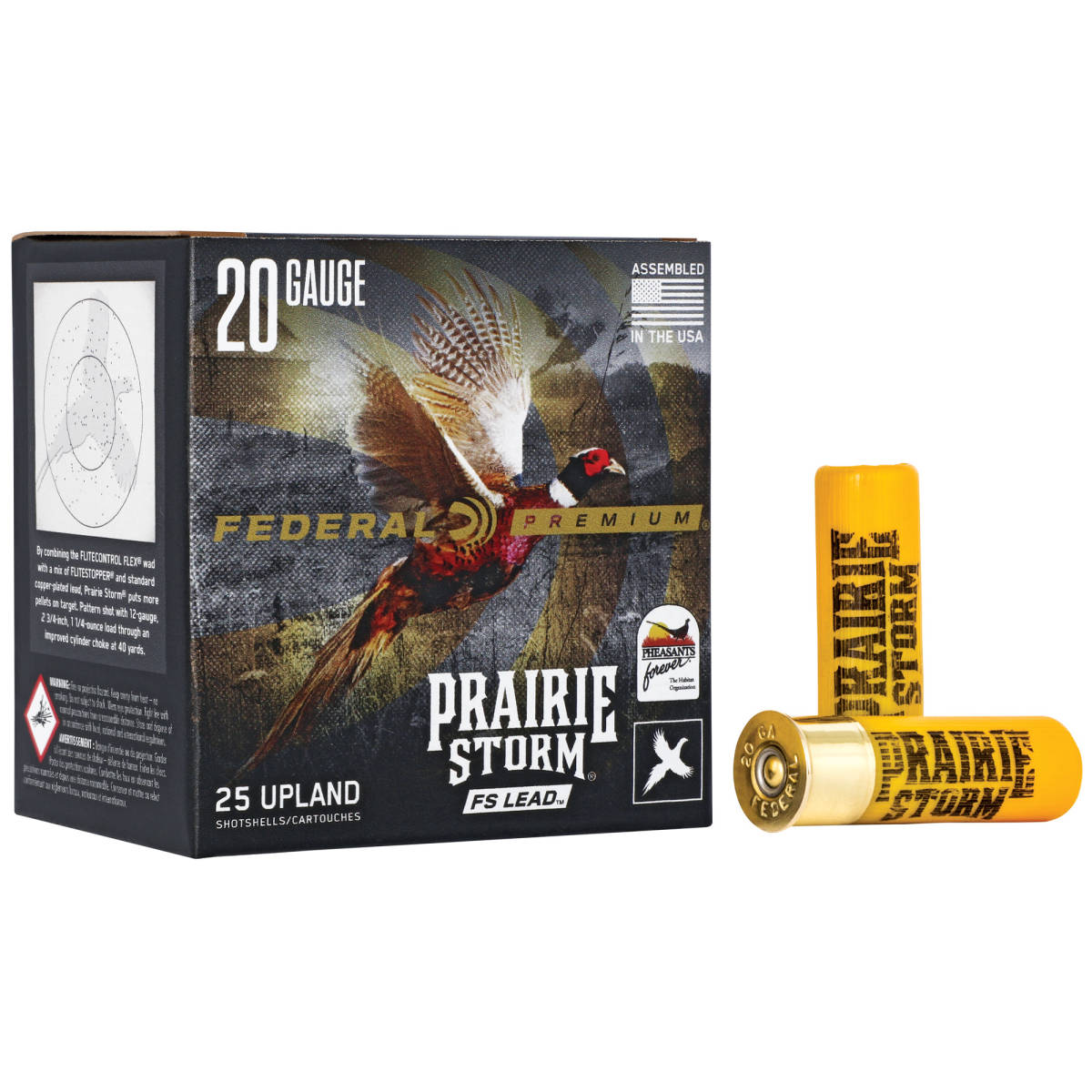 Federal PFX204FS5 Premium Prairie Storm FS 20Gauge 2.75” 1oz 5Shot 25...-img-1