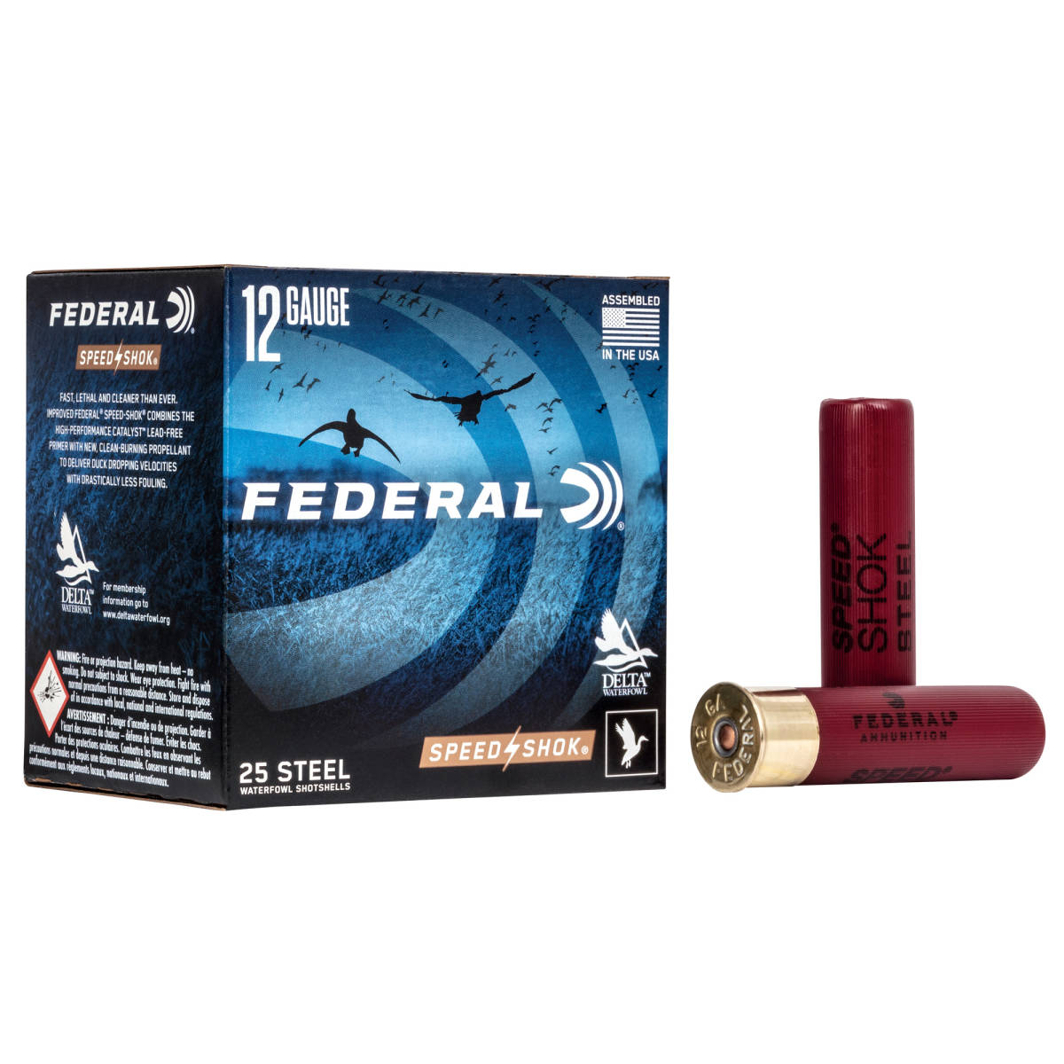 Federal WF1334 Speed-Shok 12Gauge 3.50” 1 3/8oz 4Shot 25 Per Box/10 Case-img-1