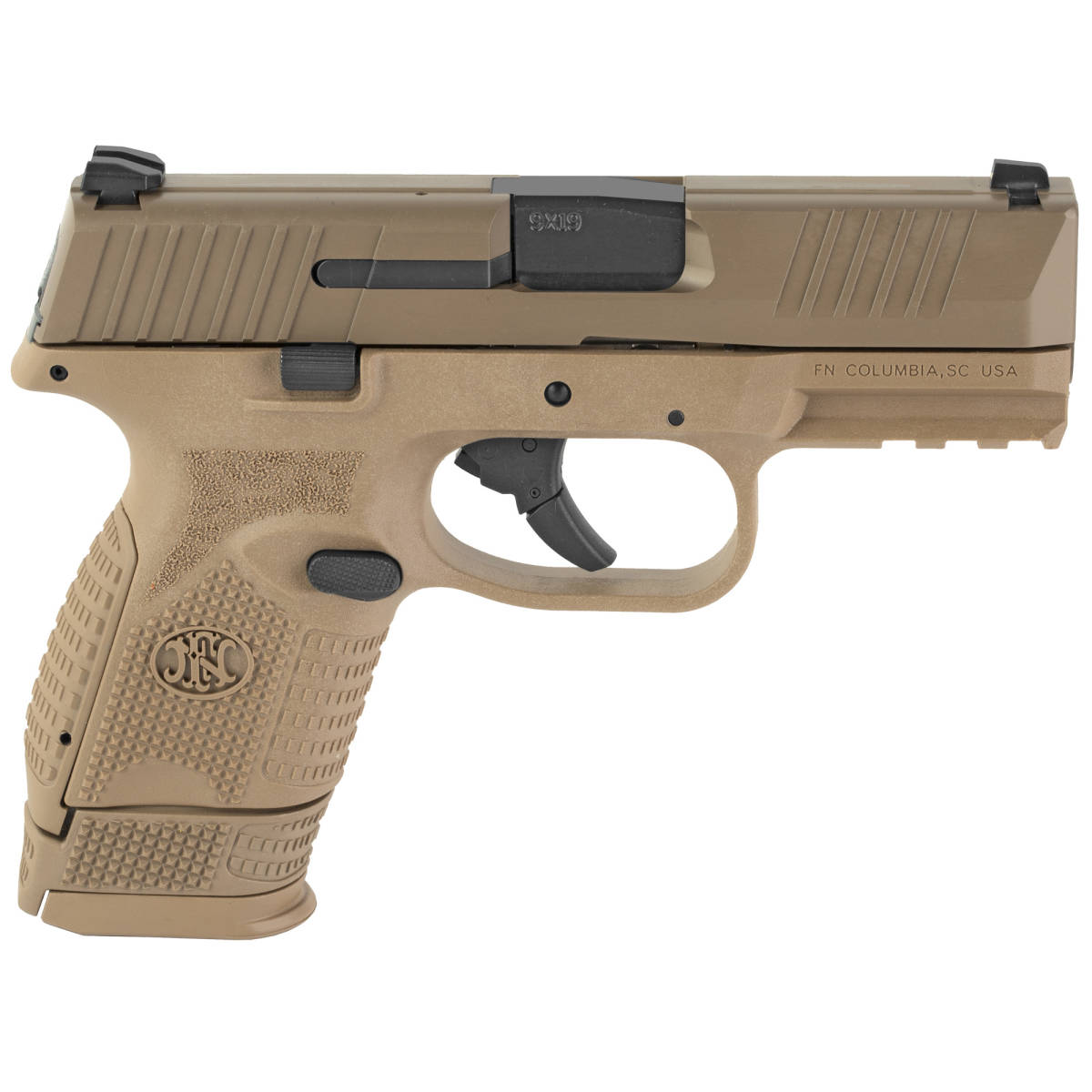 FN 66100818 509 Compact 9mm Luger 3.70” Barrel 12+1 Or 15+1, Flat Dark-img-1