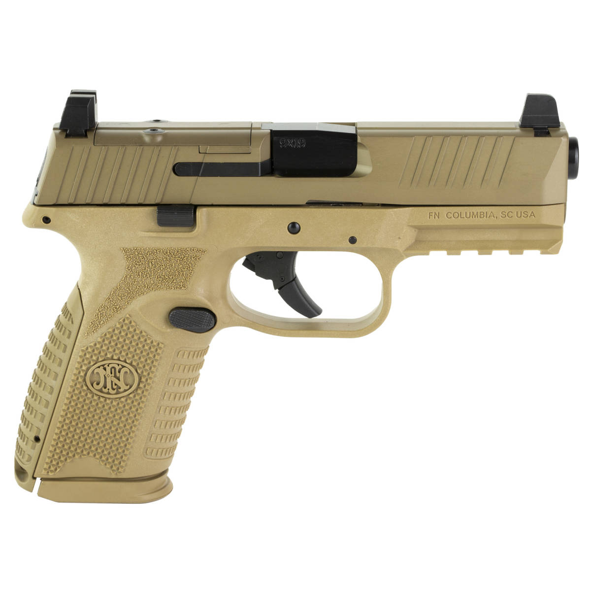 FN 509 Midsize MRD Dark Earth 9mm 2-15rd Mags 4in 66-100741-img-2