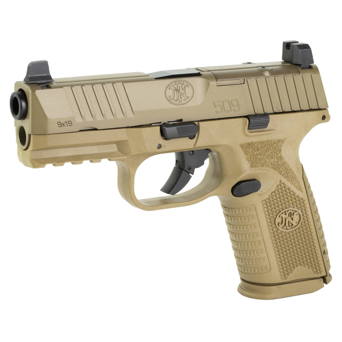 FN 509 Midsize MRD Dark Earth 9mm 2-15rd Mags 4in 66-100741-img-3
