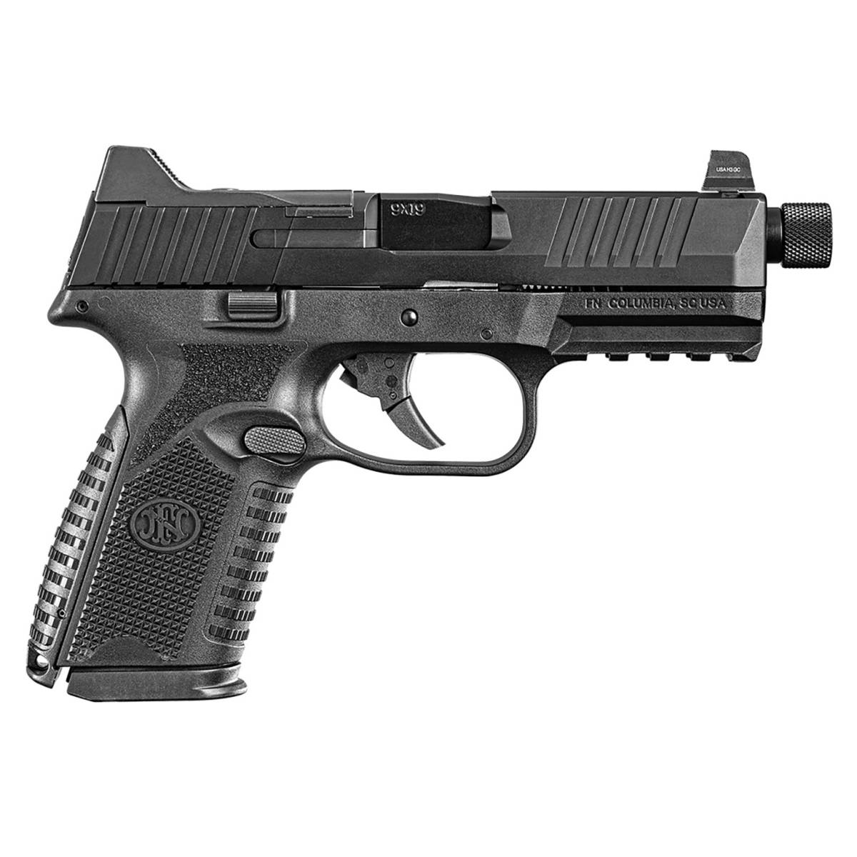 FN 66100838 509MT Mid-Size Frame 9mm Luger 10+1 4.50” Black Target...-img-1