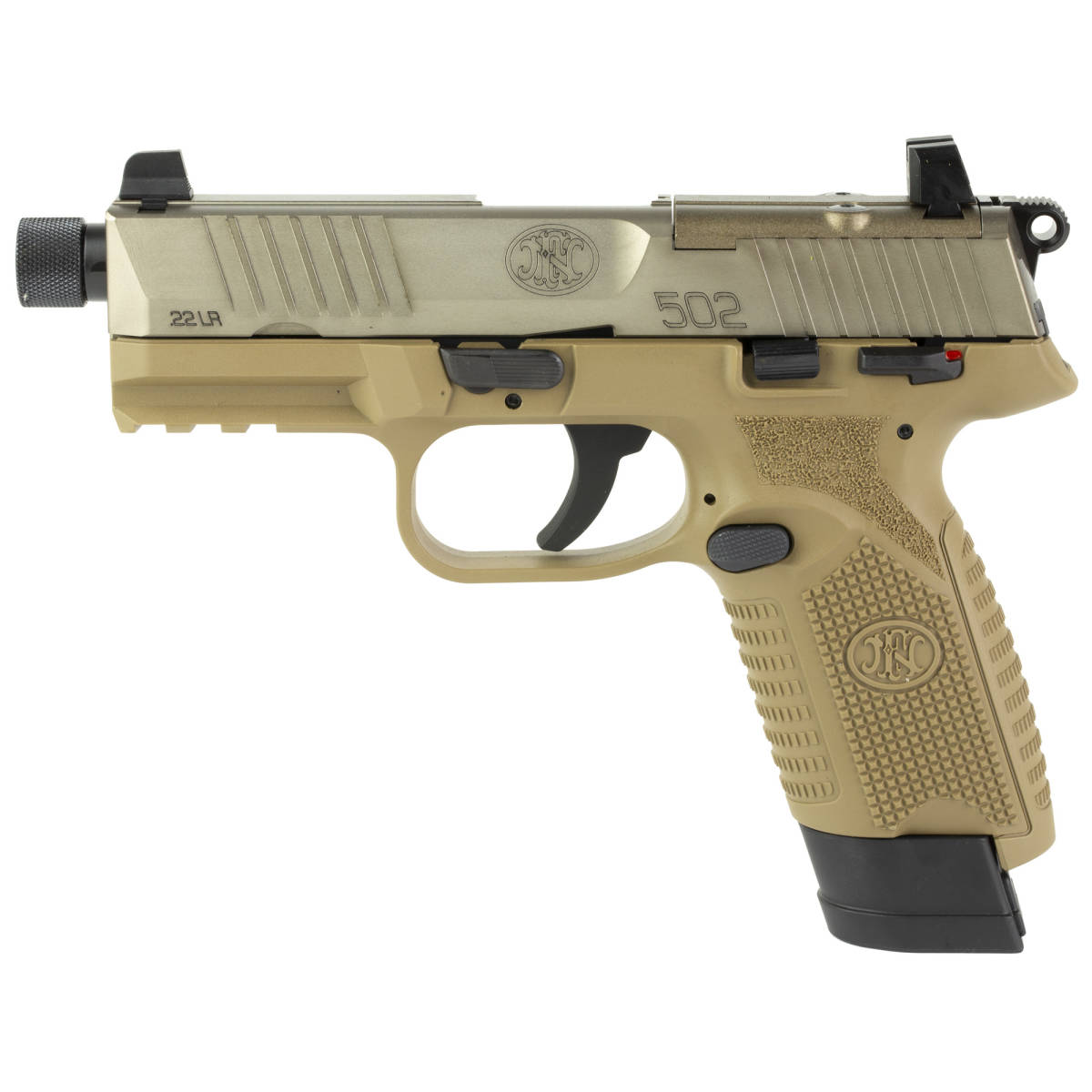 FN 502 502T FN502 TACTICAL 22 22LR 66-101006 FN502T - Semi Auto Pistols ...