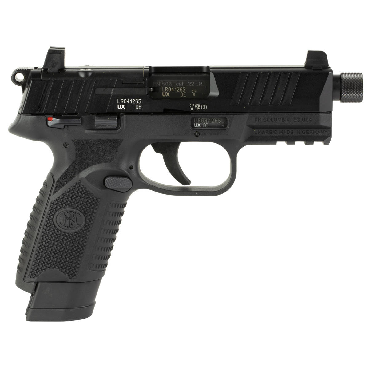 FN FNH 502 Tactical All Black Threaded 22 LR 2 Mags 4.6in 66-101010-img-2