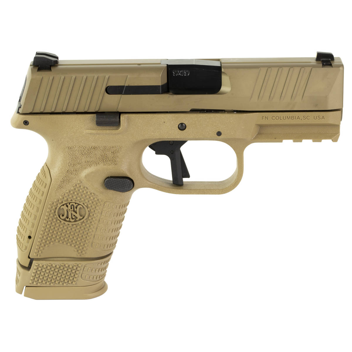FN 66101643 509C Bundle 9mm Luger 24+1, 3.70” Black Recessed Crown...-img-1