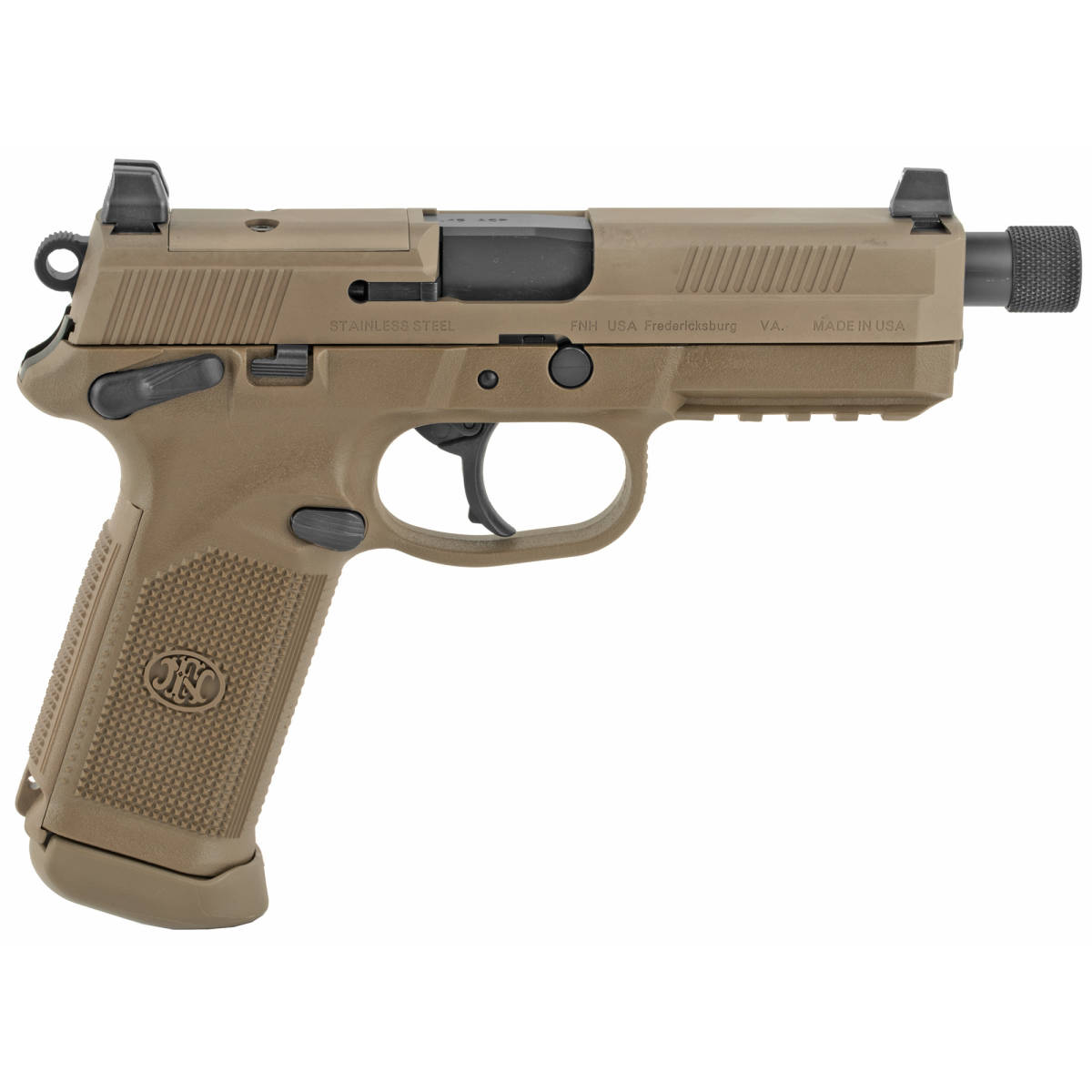 FN FNX-45 Tactical 45 ACP Flat Dark Earth 66982 FDE 10 Rd-img-2