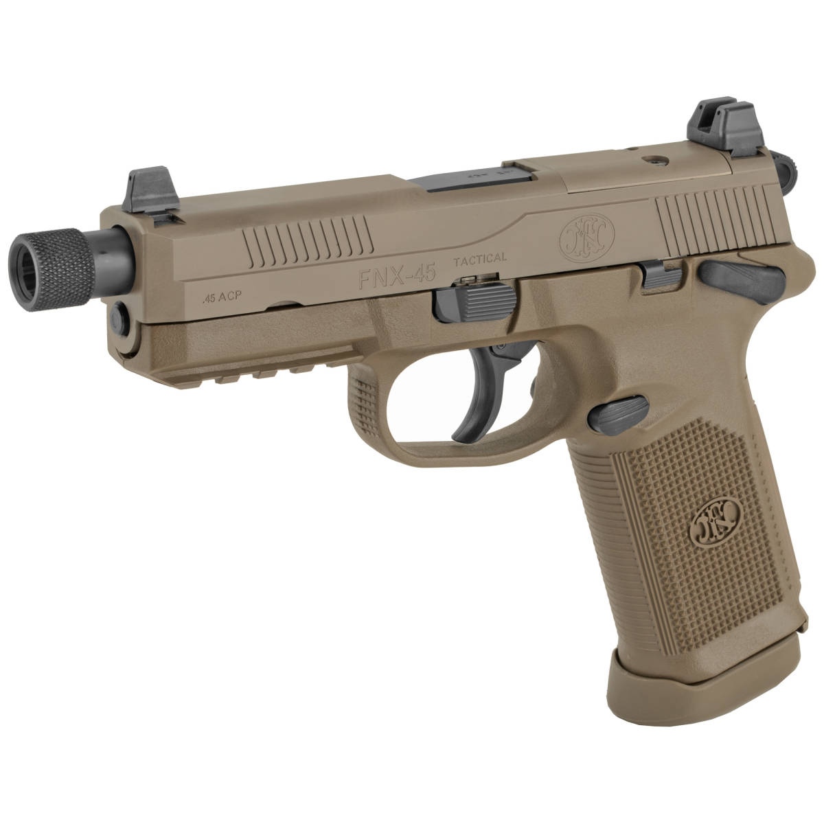 FN FNX-45 Tactical 45 ACP Flat Dark Earth 66982 FDE 10 Rd-img-3