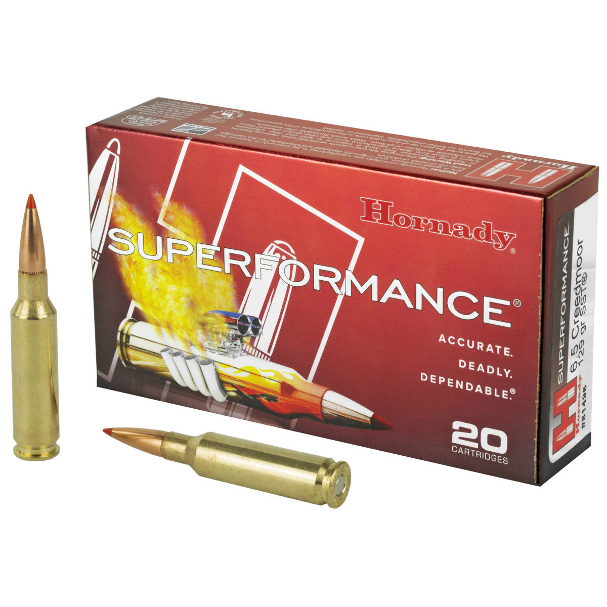 Hornady Superformance SST 6.5 Creedmoor 129 Grain 20 Rounds 81496-img-1
