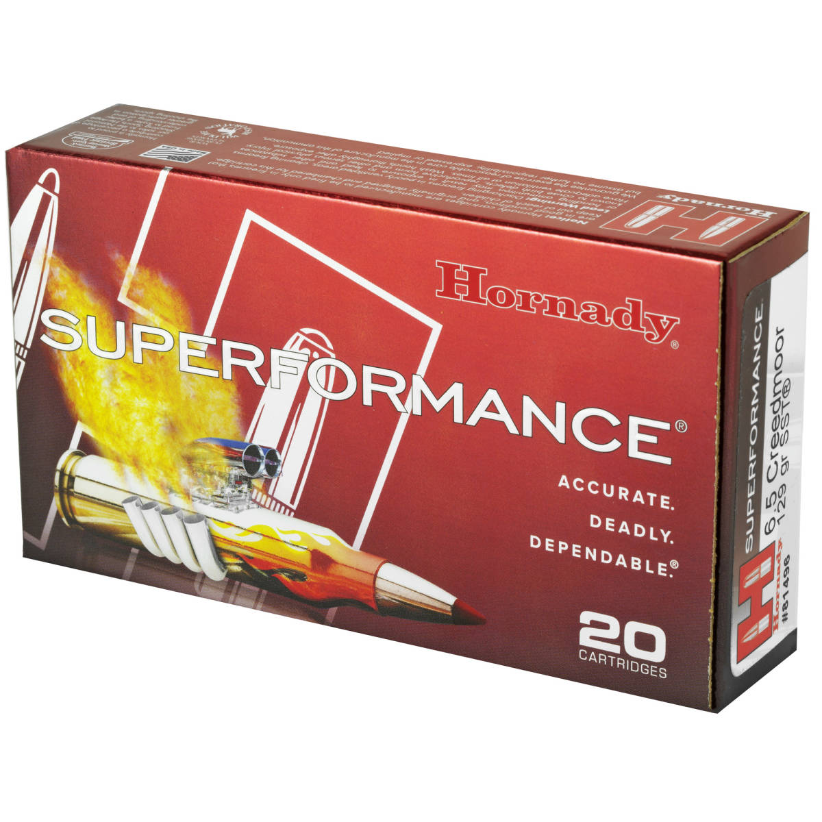 Hornady Superformance SST 6.5 Creedmoor 129 Grain 20 Rounds 81496-img-3
