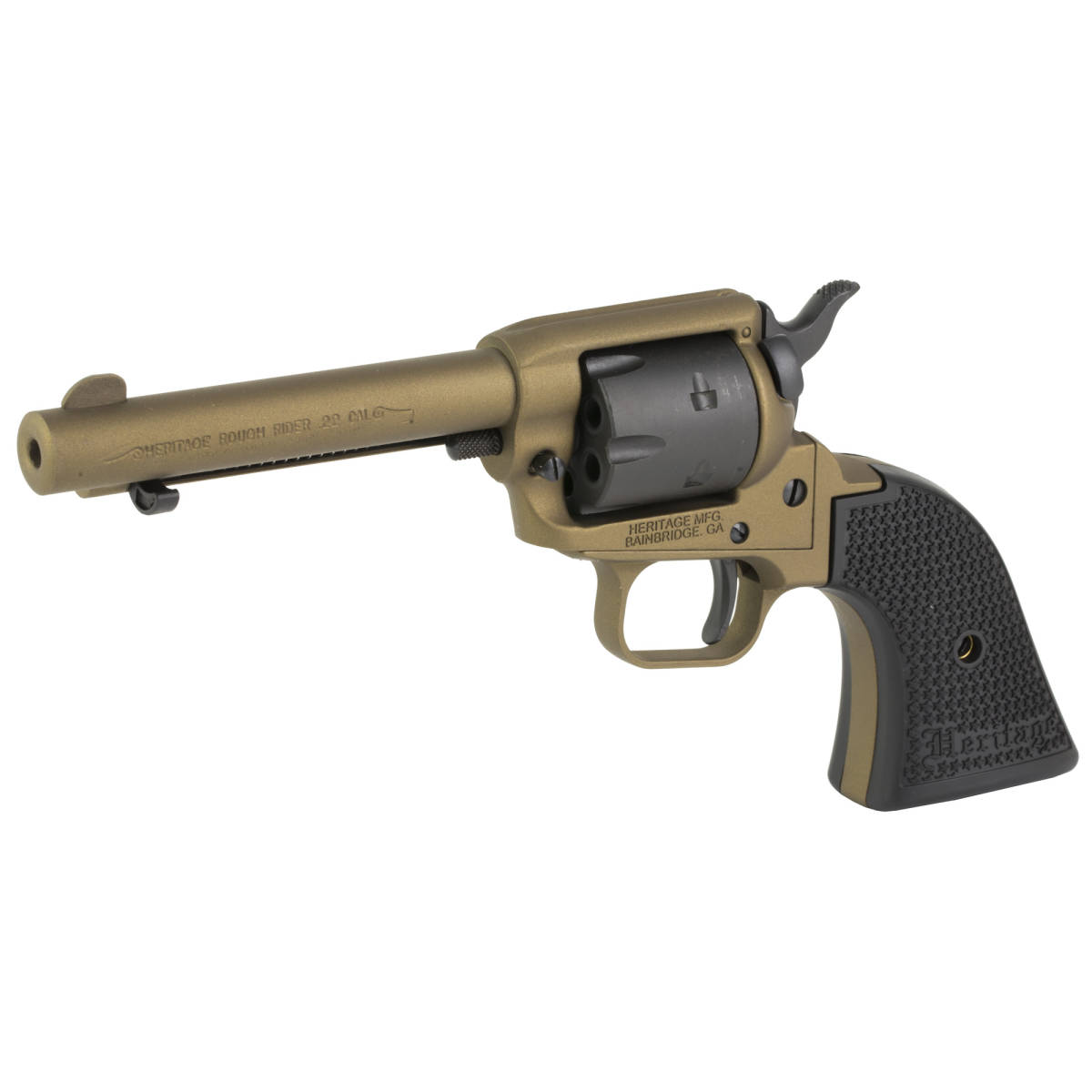 Heritage Mfg RR22A4 Rough Rider 22 LR 6 Shot 4.75” Burnt Bronze...-img-3