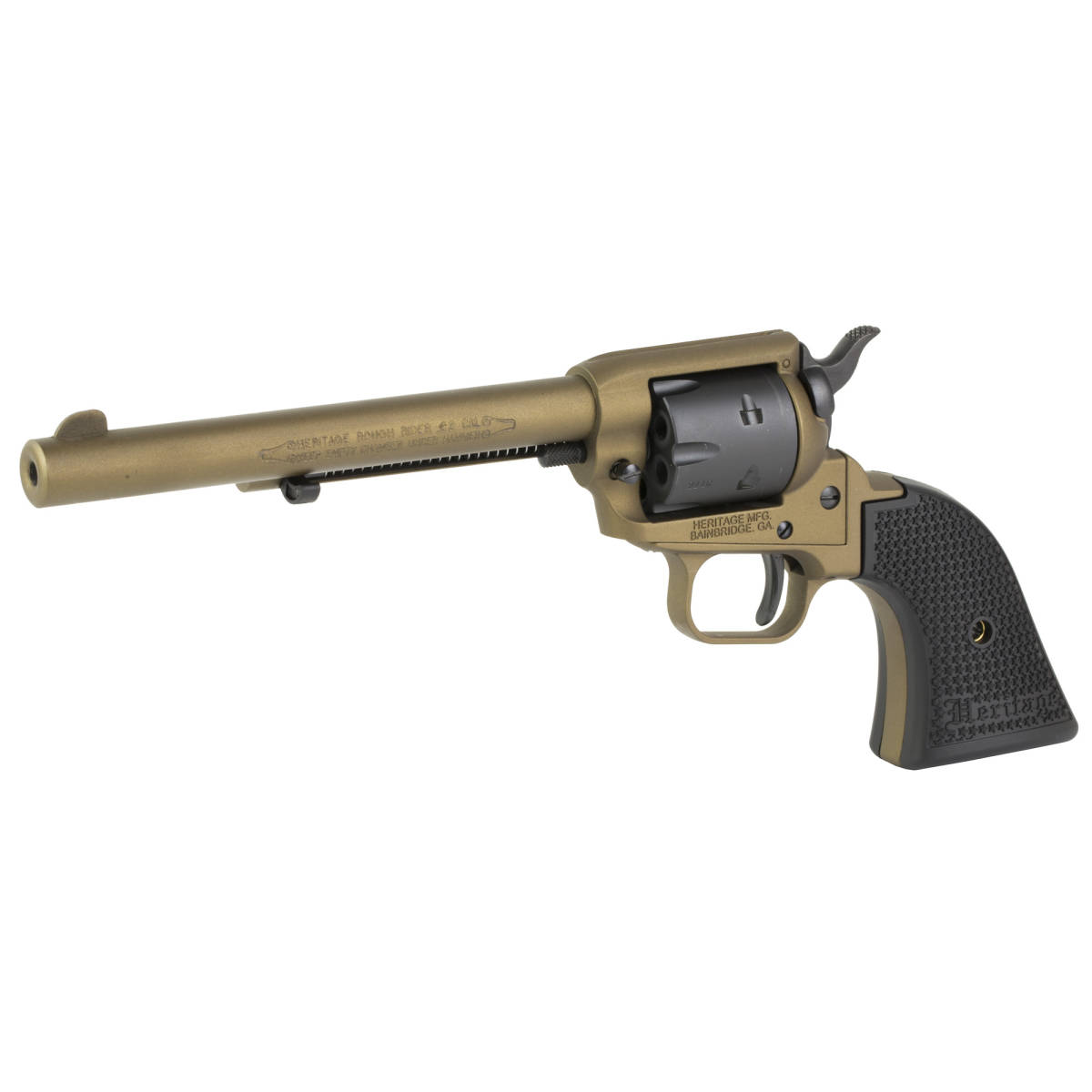 Heritage Mfg RR22A6 Rough Rider 22 LR 6 Shot, 6.50” Burnt Bronze...-img-3