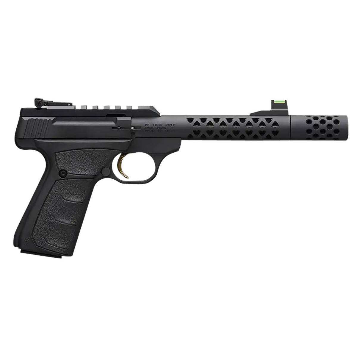 Browning Buck Mark Plus Vision SR 22 LR UFX Grip Suppressor Ready Muzzle-img-0