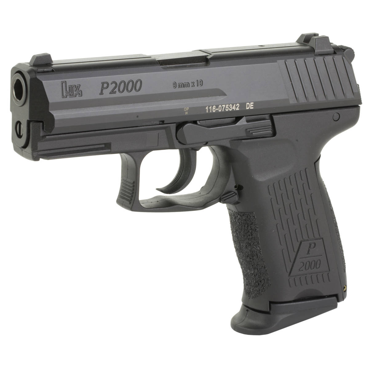 HK 81000041 P2000 V3 Full Size Frame 9mm Luger 13+1, 3.66” Black Steel-img-2