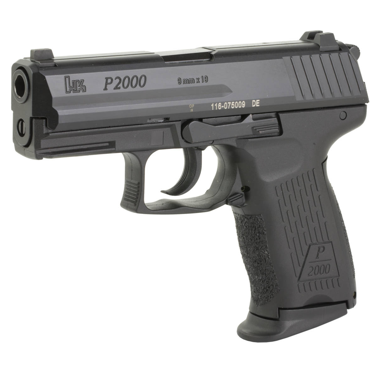 HK 81000044 P2000 V3 Full Size Frame 9mm Luger 10+1, 3.66” Black Steel-img-2
