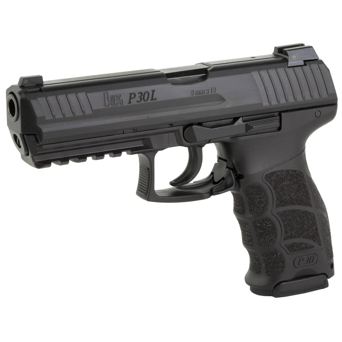 HK 81000116 P30L V1 Light LEM 9mm Luger 17+1, 4.45” Black Polygonal...-img-2