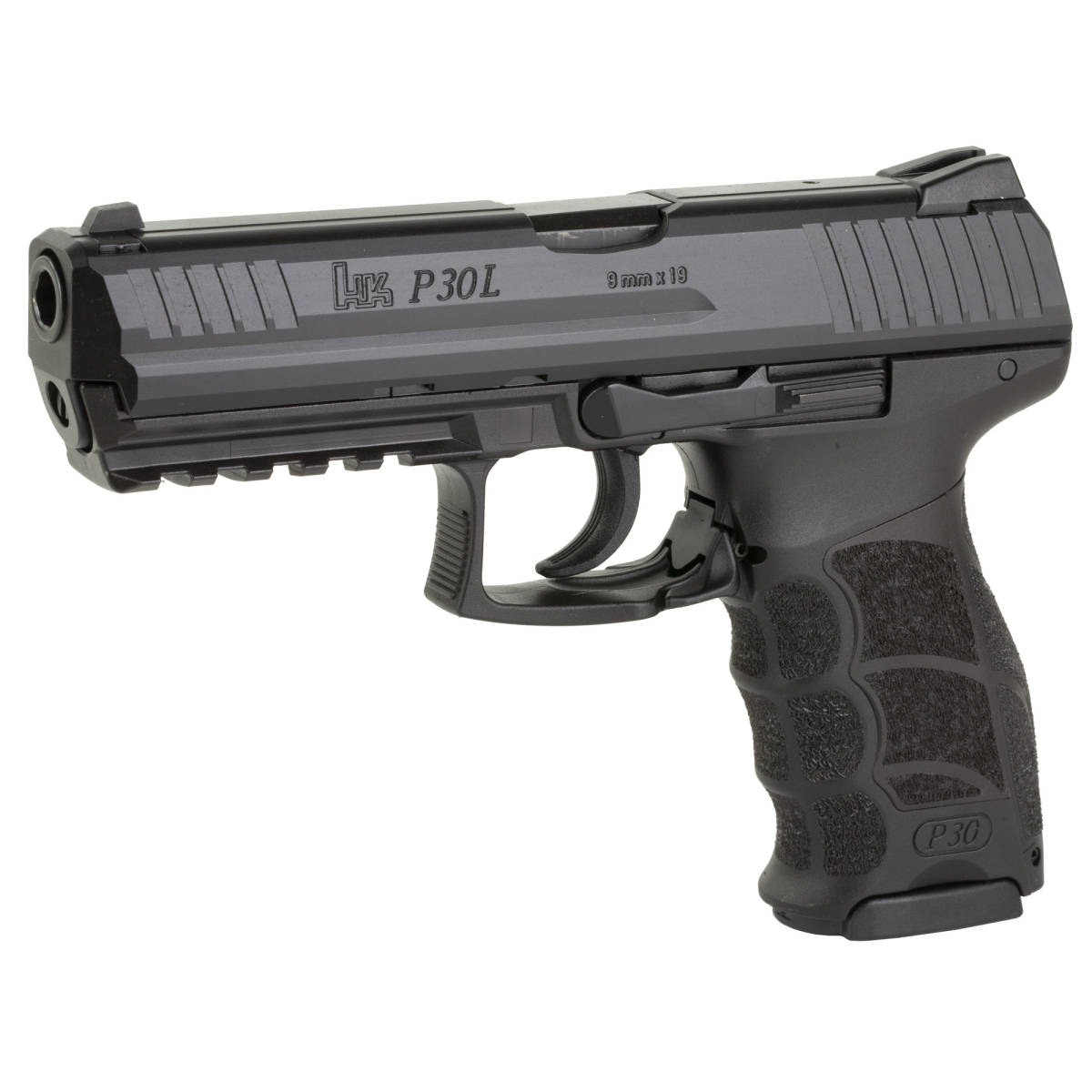 HK 81000117 P30L V1 Light LEM 9mm Luger 10+1, 4.45” Black Polygonal...-img-2