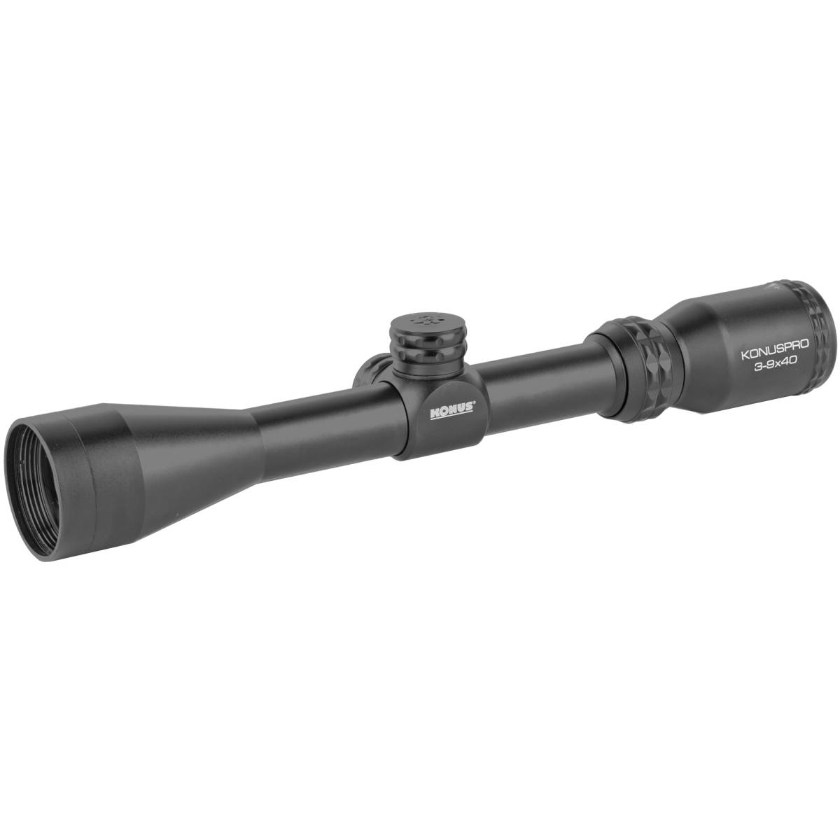 Konus 7275 KonusPro 550 Matte Black 3-9x40mm 1” Tube Engraved...-img-1