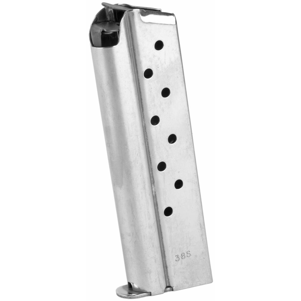 Ed Brown 84938 1911 Government 9rd 38 Super Stainless Steel-img-1