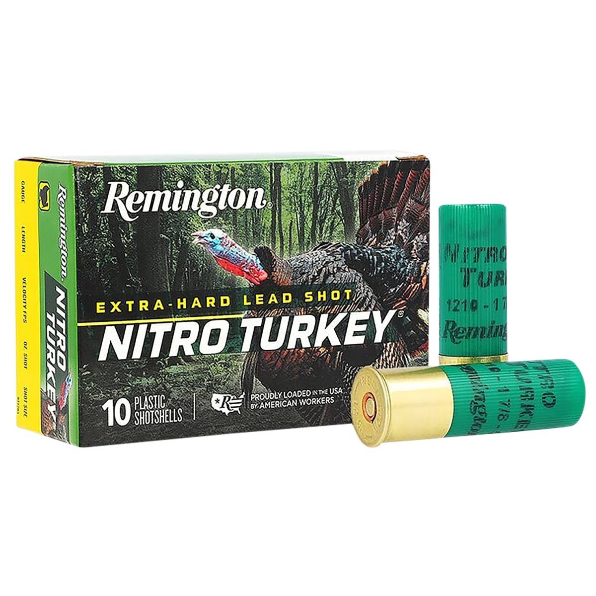 Remington Ammunition 26710 Nitro Turkey 12Gauge 3.50” 2oz 4Shot 10 Per-img-1