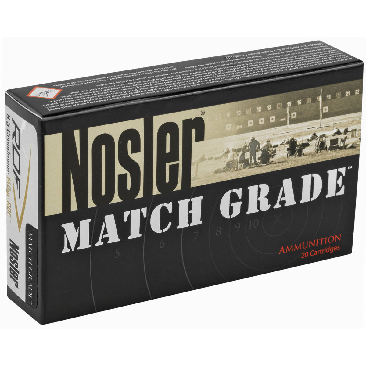 Nosler 60115 Match Grade RDF 6.5Creedmoor 140gr Hollow Point Boat Tail...-img-2