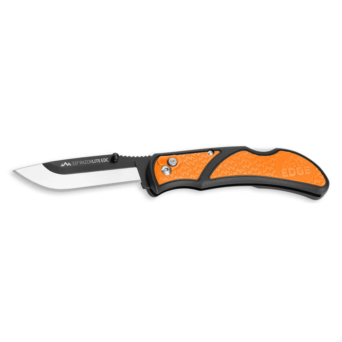 Outdoor Edge RB20C RazorLite 3.50” Folding Plain Black Oxide 420J2 SS...-img-0