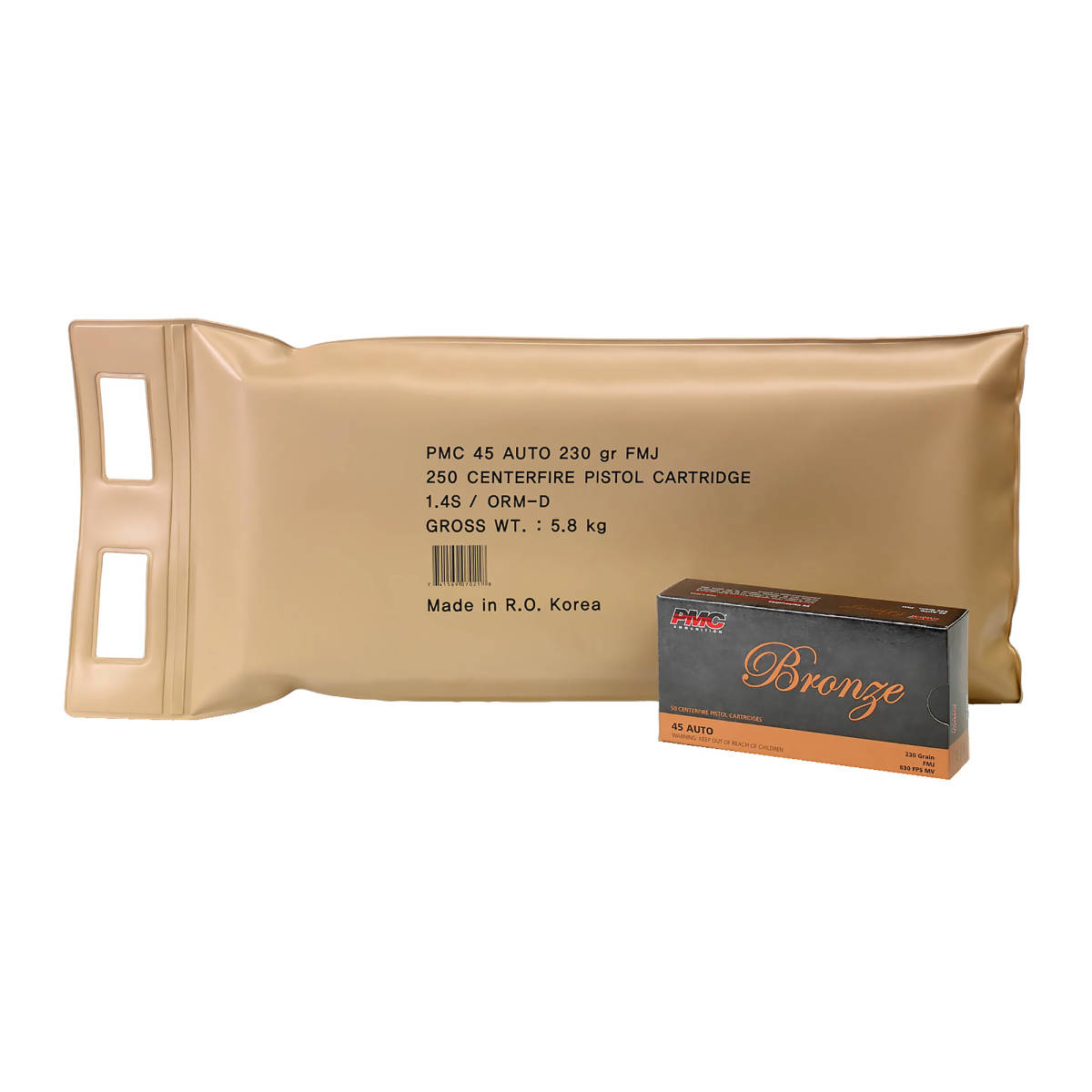 PMC 45ABP Bronze Battle Pack 45ACP 230gr Full Metal Jacket 250 Per Box/3-img-1
