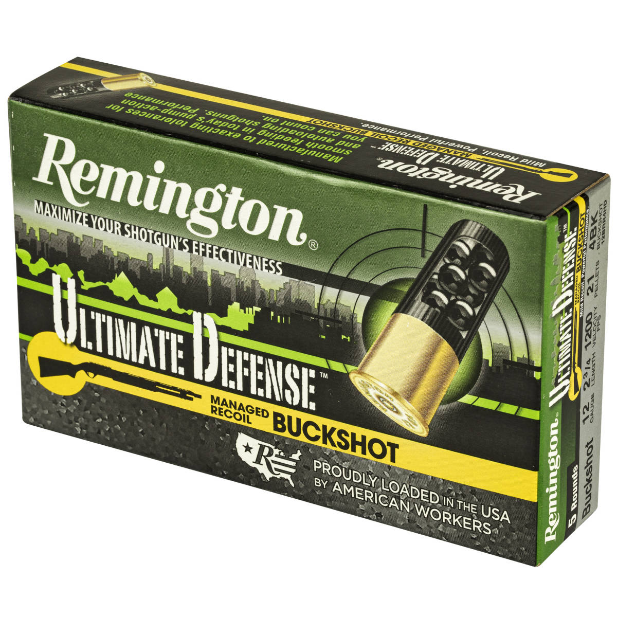 Remington Ammunition 20637 Ultimate Defense Buckshot 12Gauge 2.75”...-img-2
