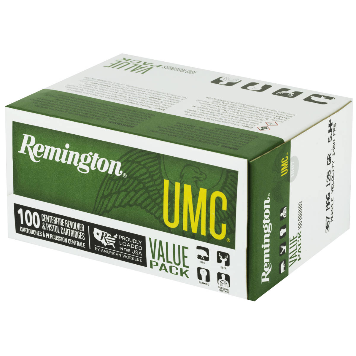 Remington Ammunition R23970 UMC Value Pack 357Mag 125gr Semi Jacketed...-img-3