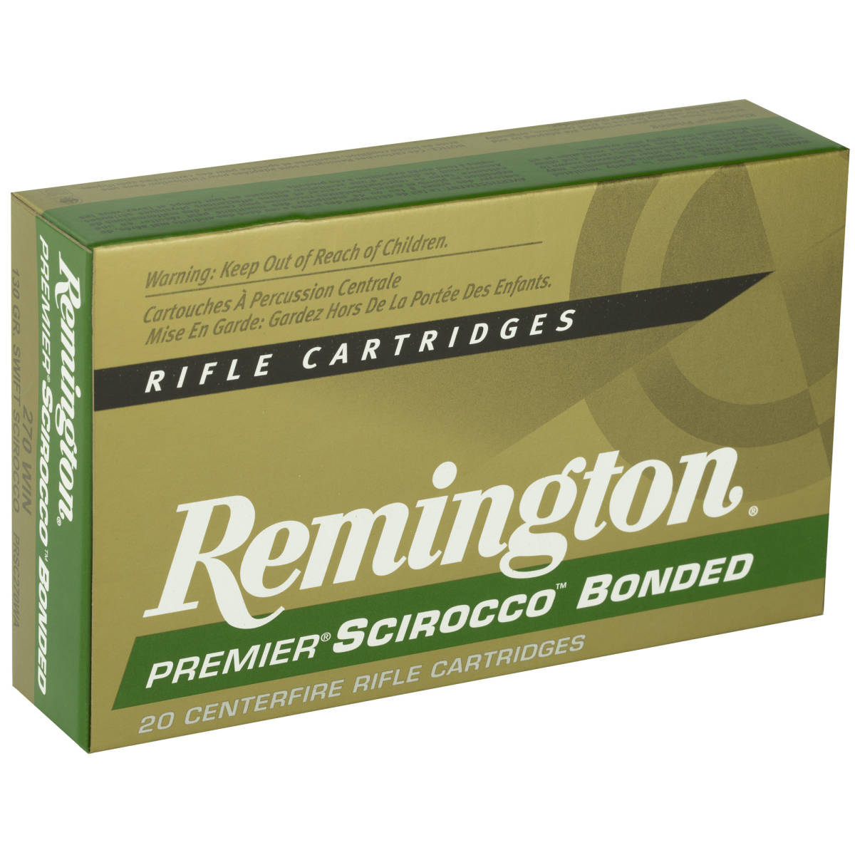 Remington Ammunition 29322 Premier Scirocco Bonded 270Win 130gr Swift 20-img-2