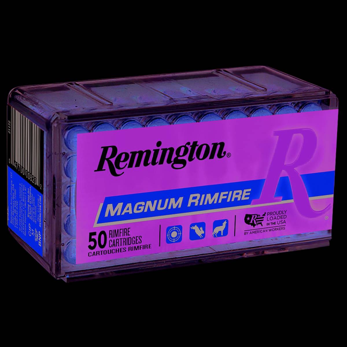 Remington 22 Magnum RimFire Mag 40 gr Jacketed Hollow Point JHP WMR-img-1