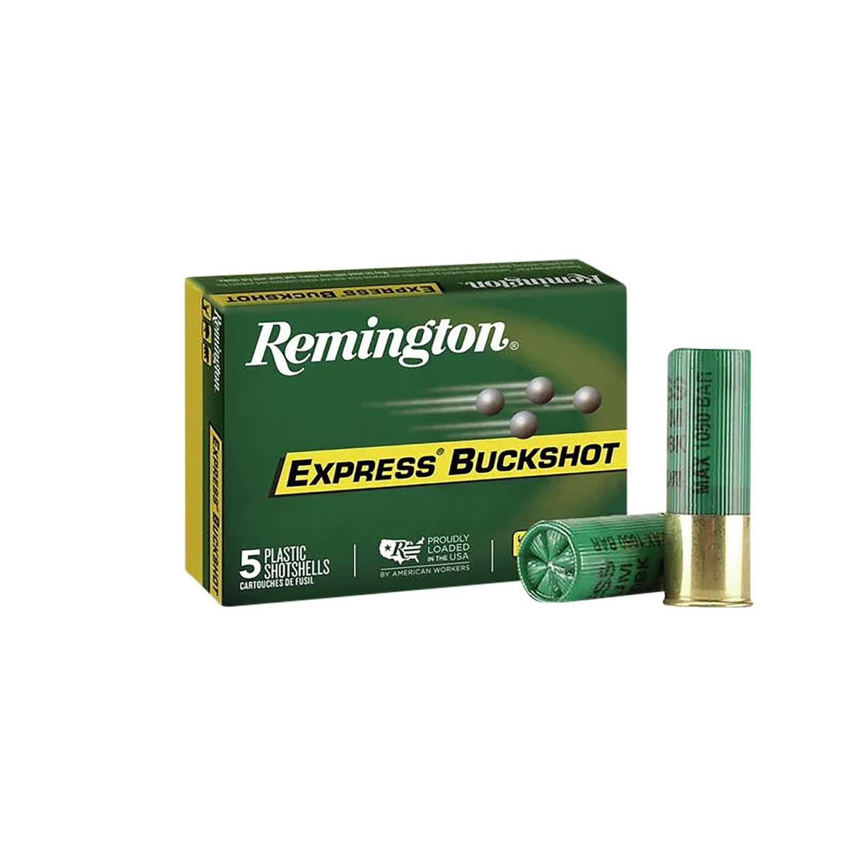 Remington Ammunition 20408 Express Buckshot 12 Gauge 3” 000 Buck Shot ...