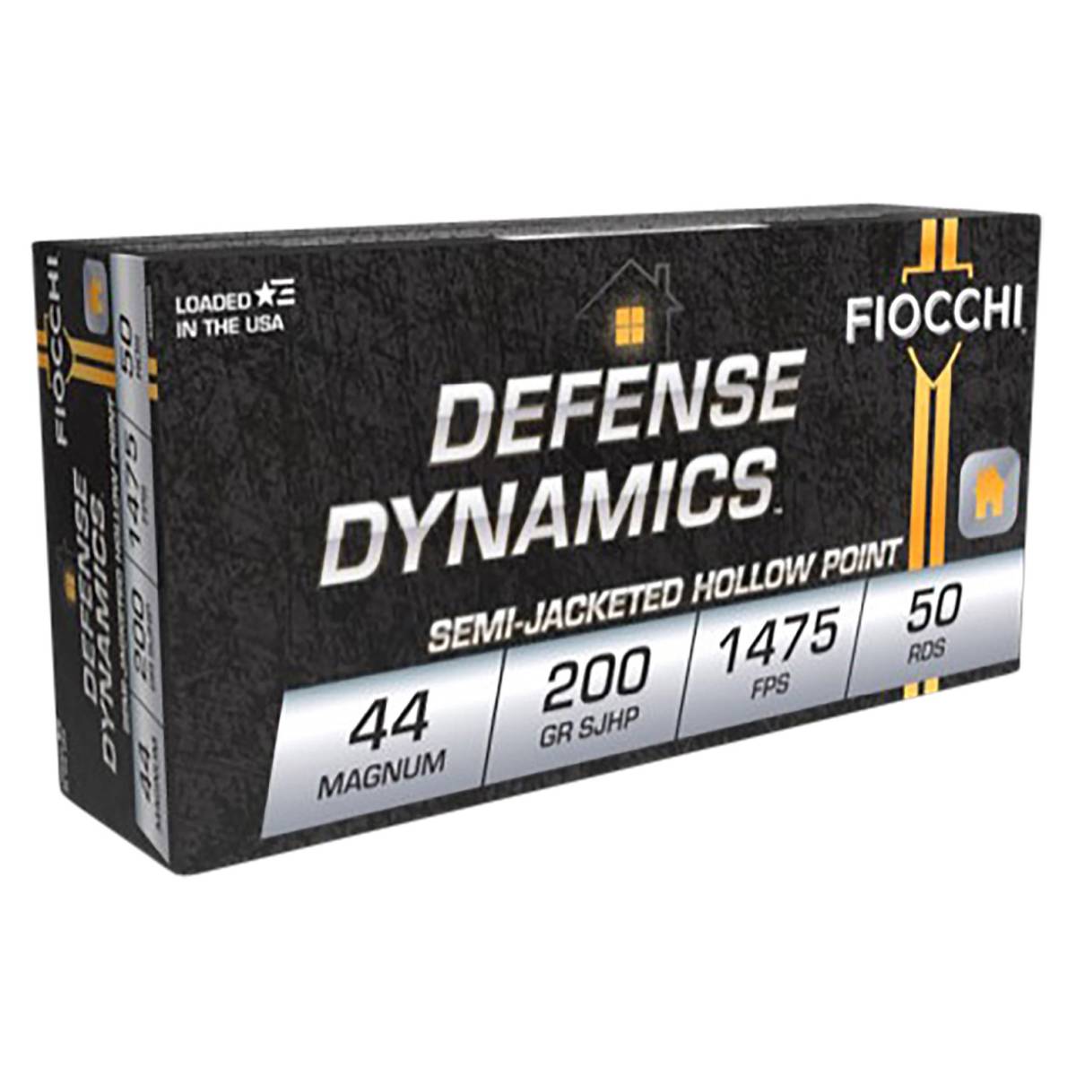 50 ROUNDS Fiocchi 44 Magnum Ammo Personal Defense Mag 200gr Hollow Point-img-1