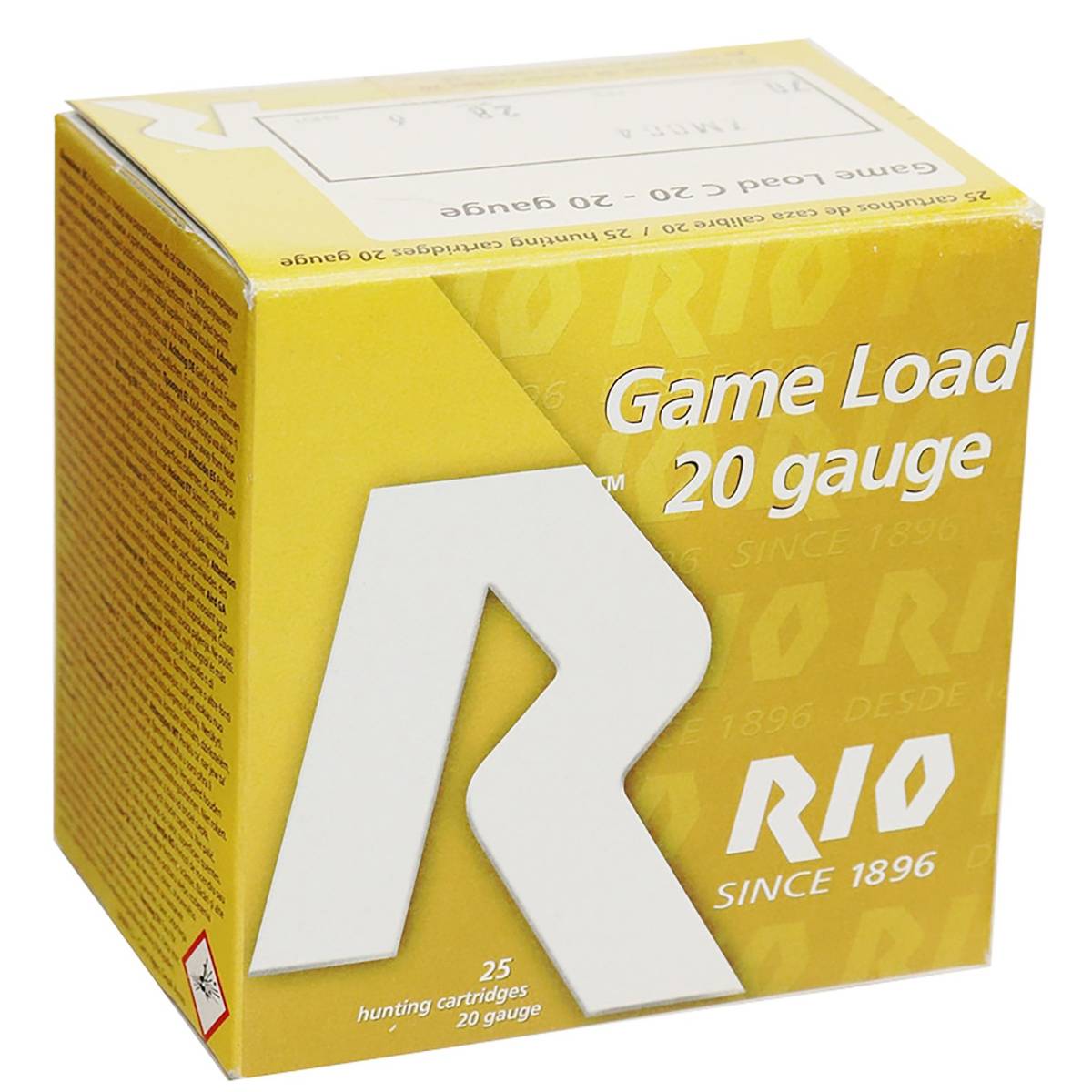 Rio Ammunition RC20MGN6 Game Load 20Gauge 3” 1 1/4oz 6Shot 25 Per...-img-1