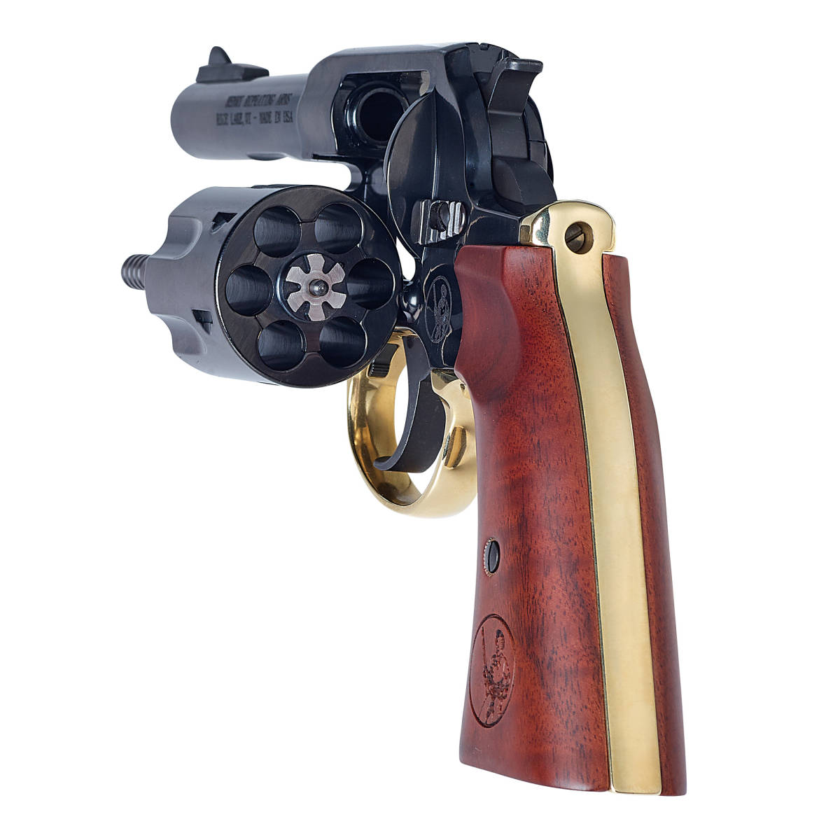 Henry H017BDM Big Boy Revolver, 357 Mag, 4" Bbl, Blued, Birdshead Walnut-img-4