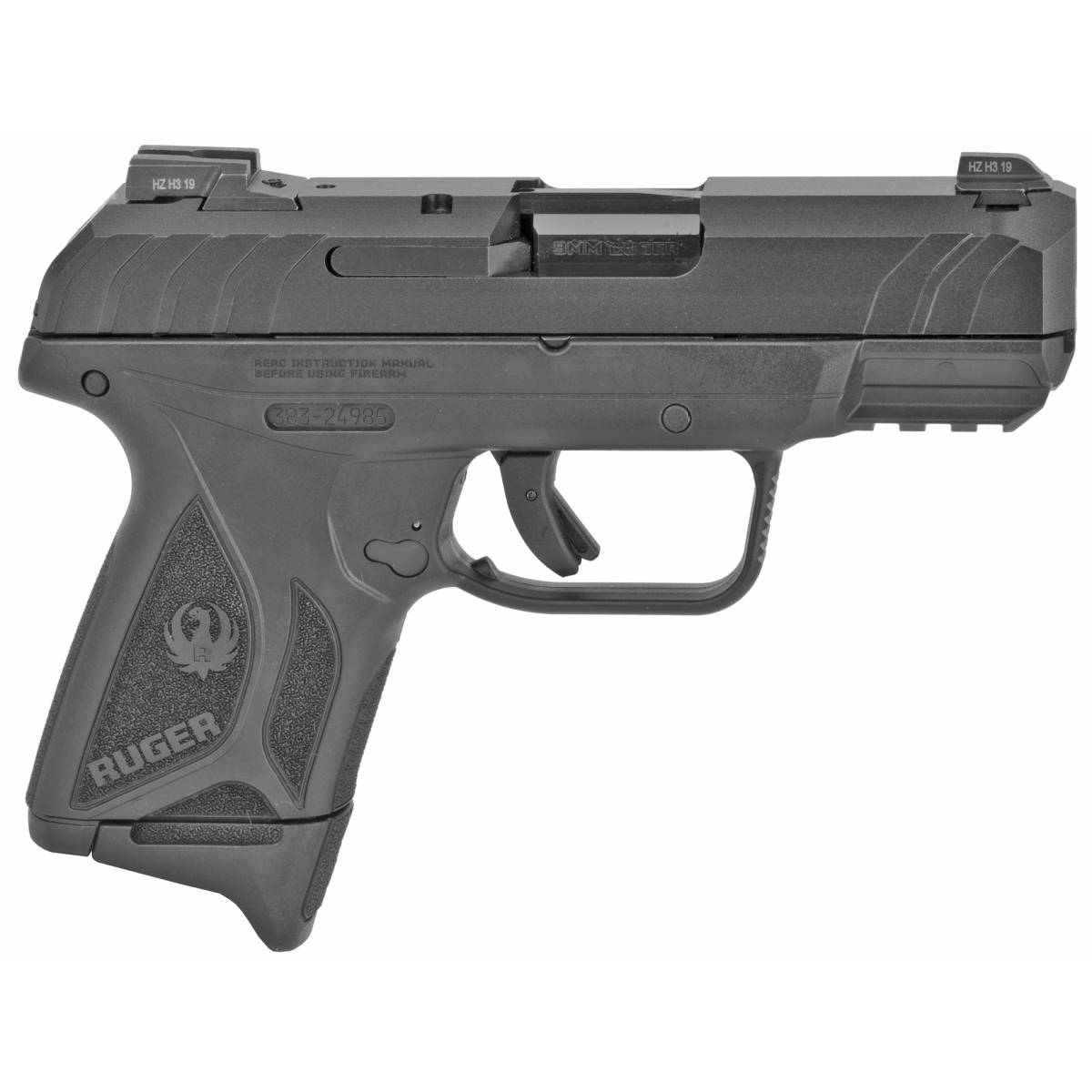 Ruger 3815 Security-9 Compact Pro 9mm Luger 3.42” Barrel 10+1, Black...-img-1