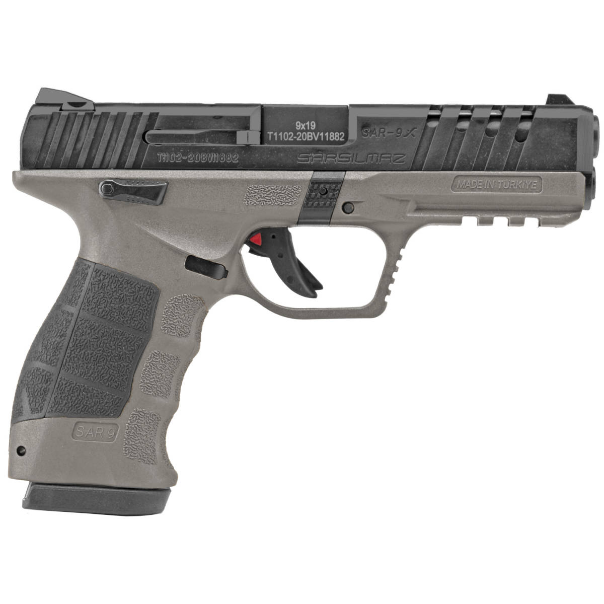 Sar USA SAR9XCKBL SAR9X 9mm Luger 4.40” 17+1, 19+1 (2) Platinum...-img-1