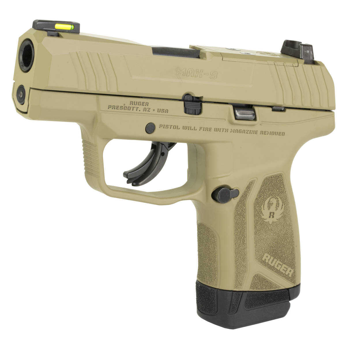 RUGER MAX-9 9MM 3.20” 12RD NTS FDE-img-1