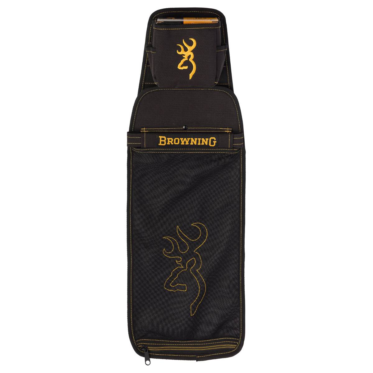 Browning 121095897 Shotshell Pouch Black/Gold Ripstop Ambidextrous-img-0