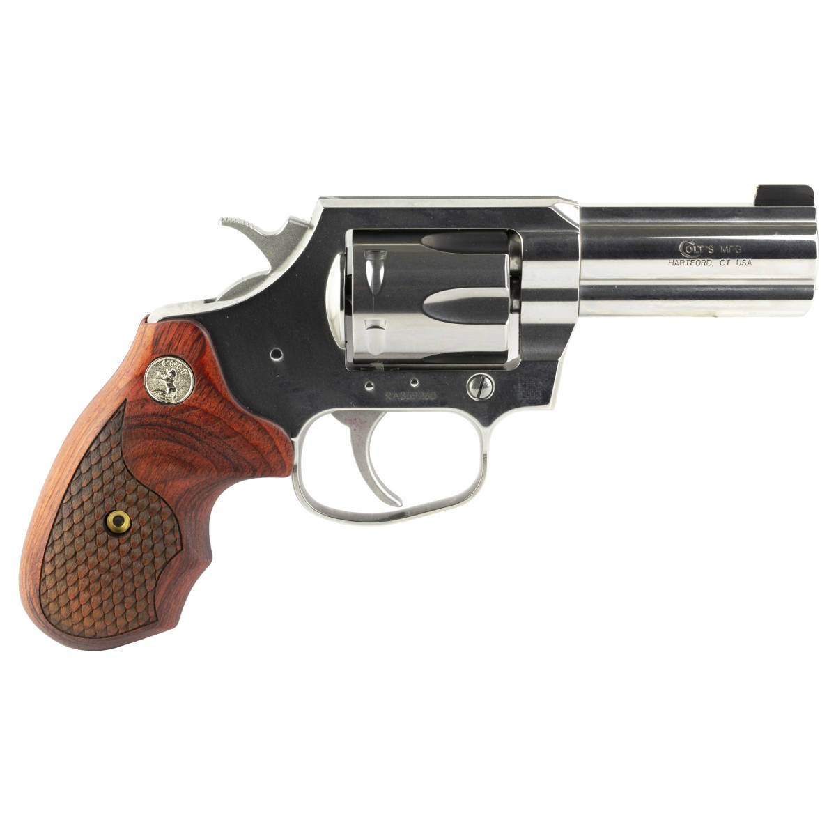 Colt King Cobra 357 Mag 3" 6rd Stainless SA/DA Revolver KCOBRA-SB3BB-TLS-img-1