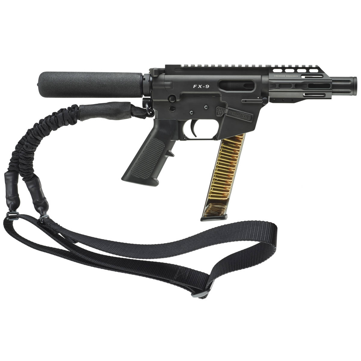 FREEDOM ORDNANCE FX9P4T FX-9 9mm Luger 32+1 4”, Black, M-LOK Handguard-img-0